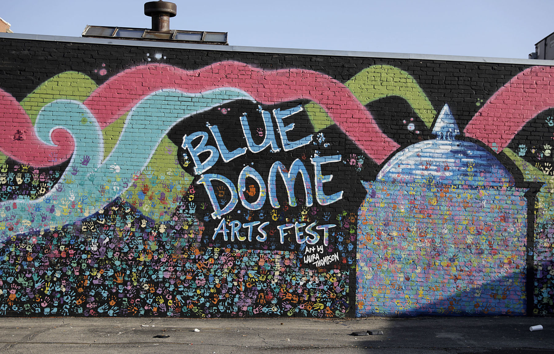 Blue Dome mural